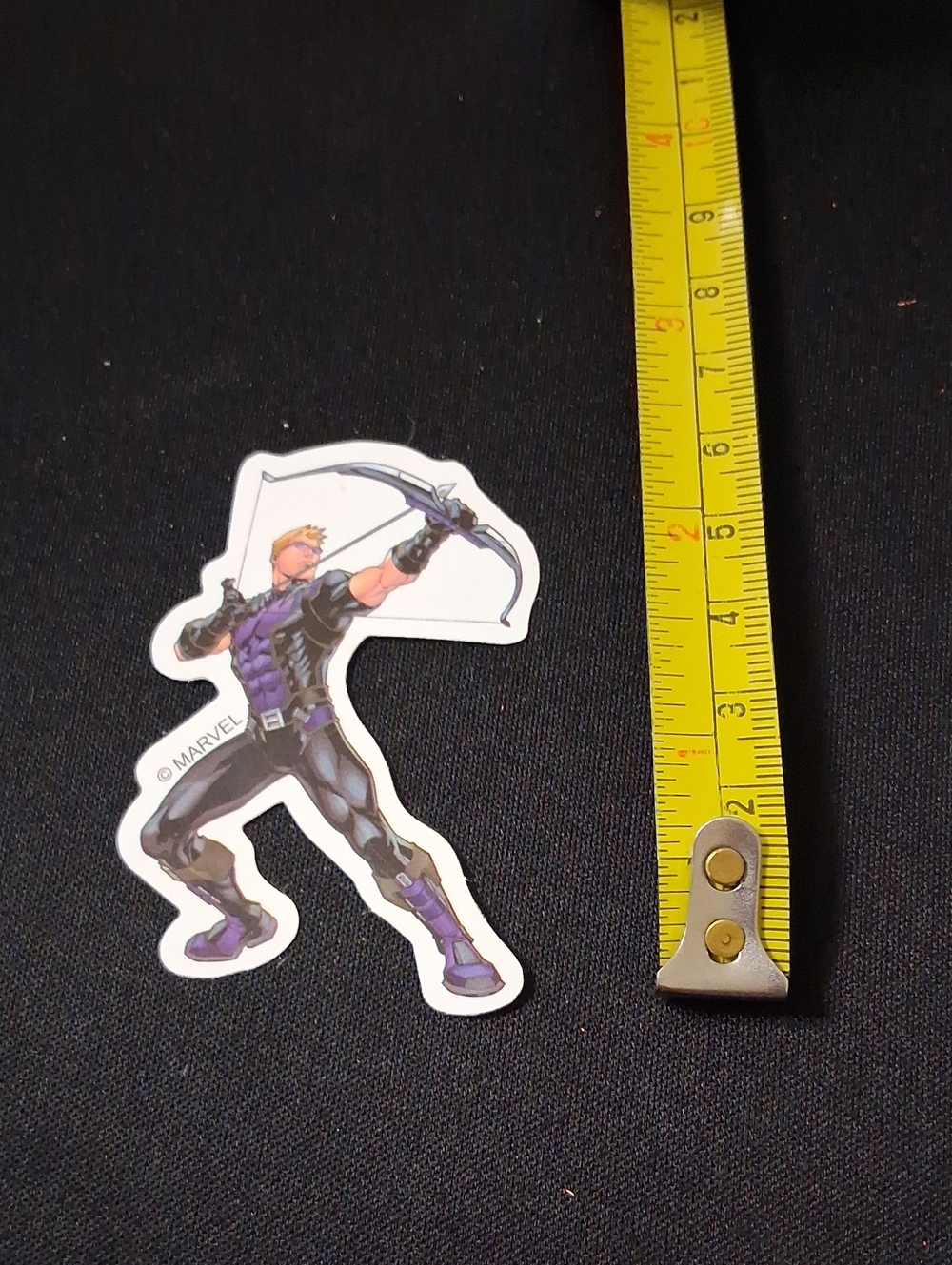 Marvel Hawkeye Waterproof Sticker - Purple and Black Archer Decal